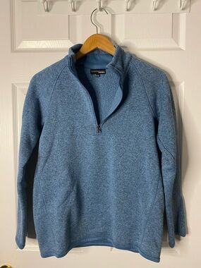 Women's Sky Blue Half-Zip Fleece Pullover #6